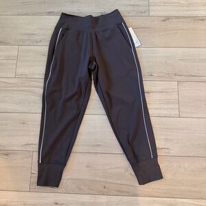 Athleta Venice Track Stripe Jogger Truffle PS